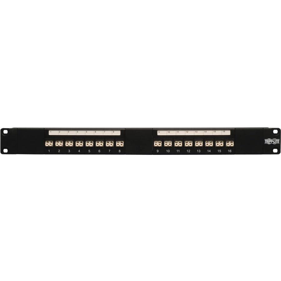 Tripp Lite by Eaton 16-Port Fiber Patch Panel 1U (LC/LC) Multimode or Singlemode