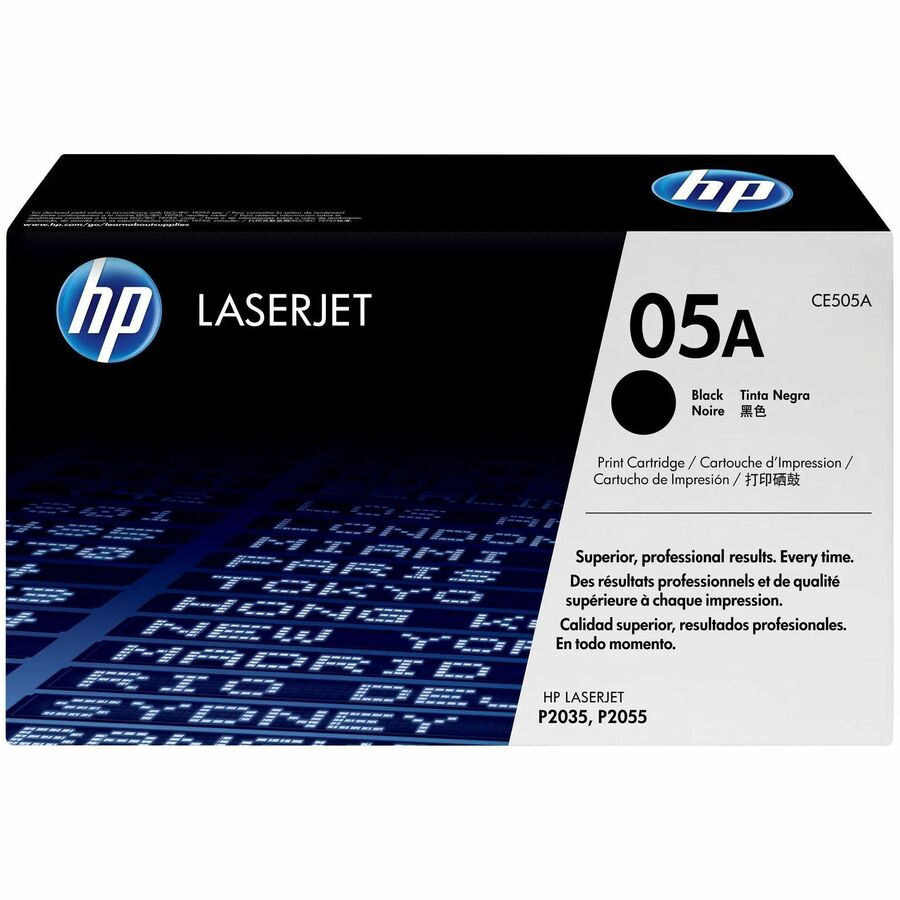 HP 05A Original Laser Toner Cartridge - Black - 1 Each