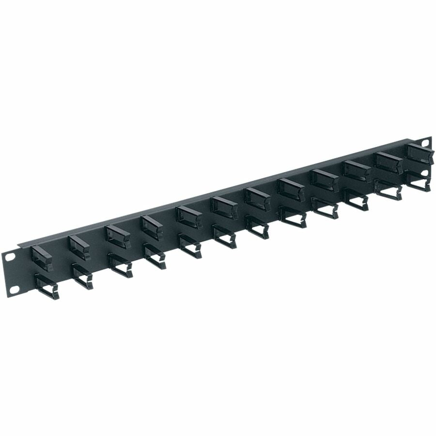 Middle Atlantic 1RU D-Ring Horizontal Rack Cable Manager with Micro-Clip