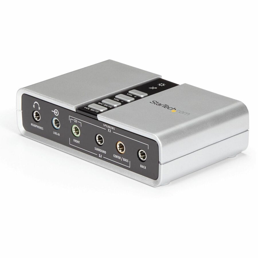 StarTech 7.1 USB Audio Adapter External Sound Card