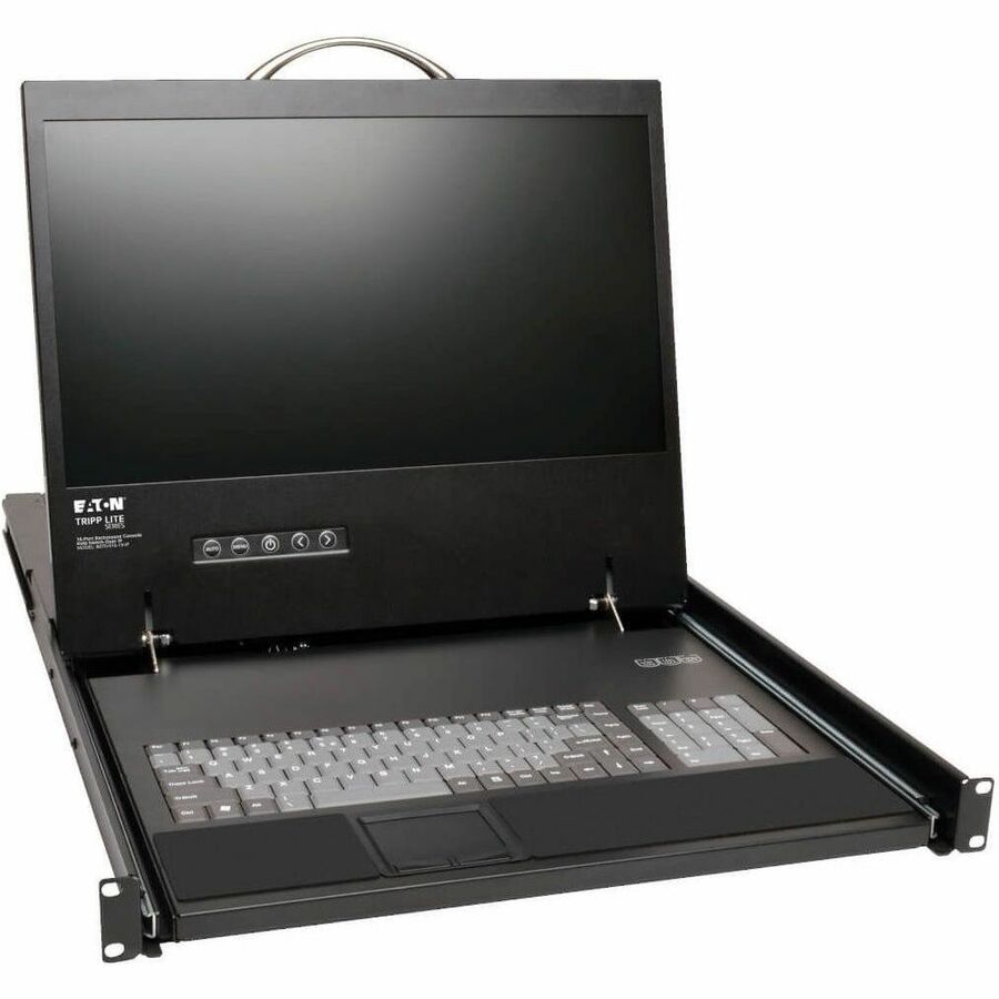 Tripp Lite by Eaton NetCommander 16-Port Cat5 KVM over IP Switch - 19 in. LCD 1 Remote + 1 Local User 1U Rack-Mount