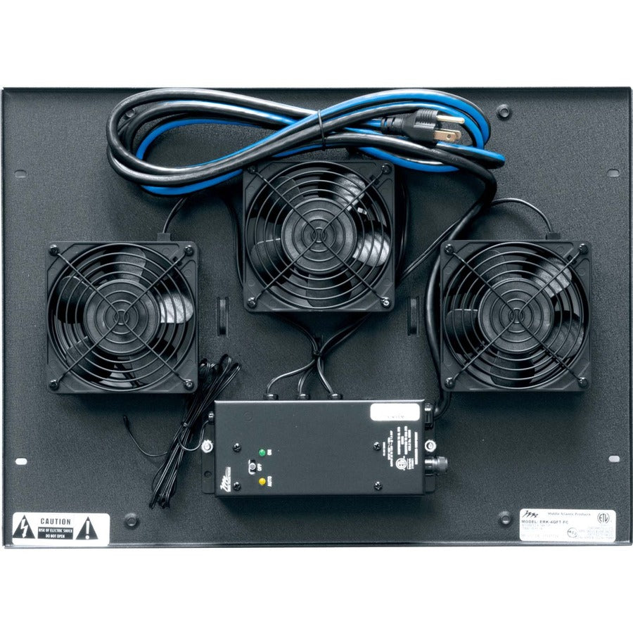 Middle Atlantic ERK Fan Top with Controller - 165 CFM