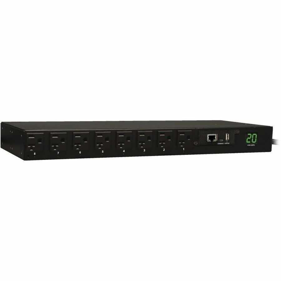 Tripp Lite by Eaton PDU 1.9kW Single-Phase Switched PDU - LX Interface 120V Outlets (16 5-15/20R) L5-20P/5-20P Input 12 ft. (3.66 m) Cord 1U Rack-Mount TAA