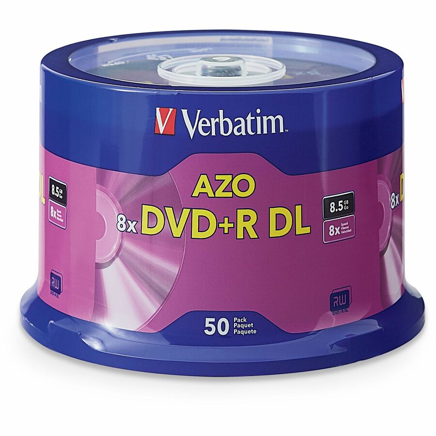 DVD+R DL 8.5GB 8X 50PK