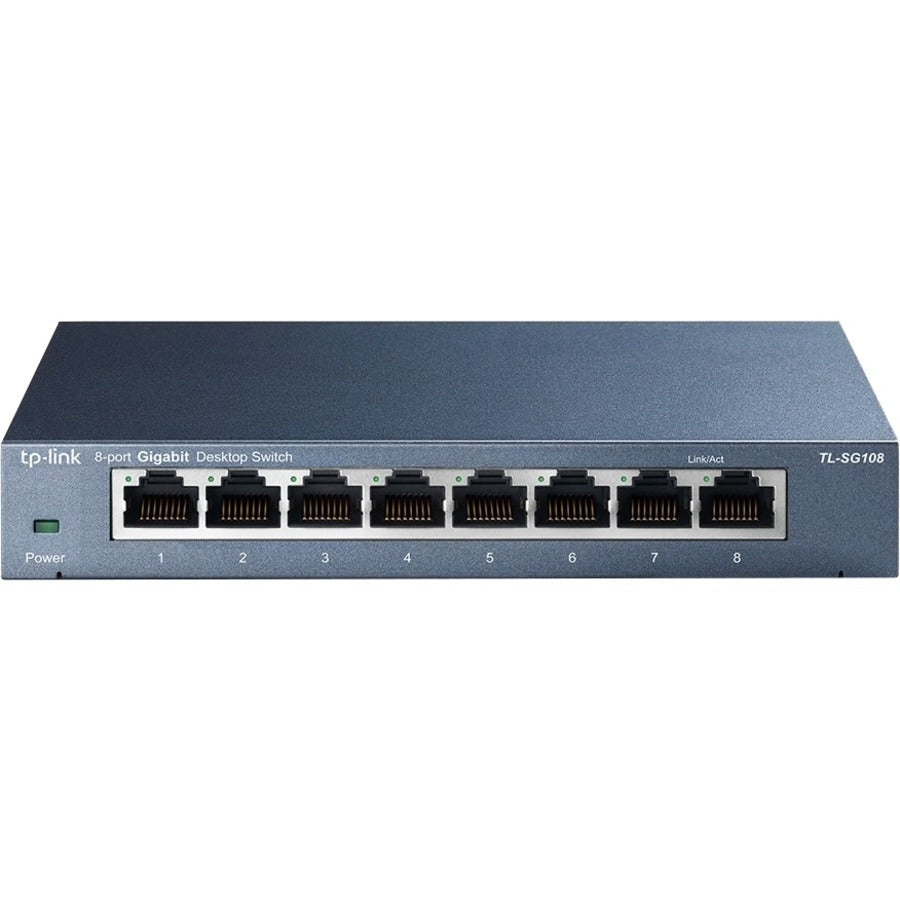 TP-LINK TL-SG108 - 8 Port Gigabit Unmanaged Ethernet Network Switch - Limited Lifetime Protection