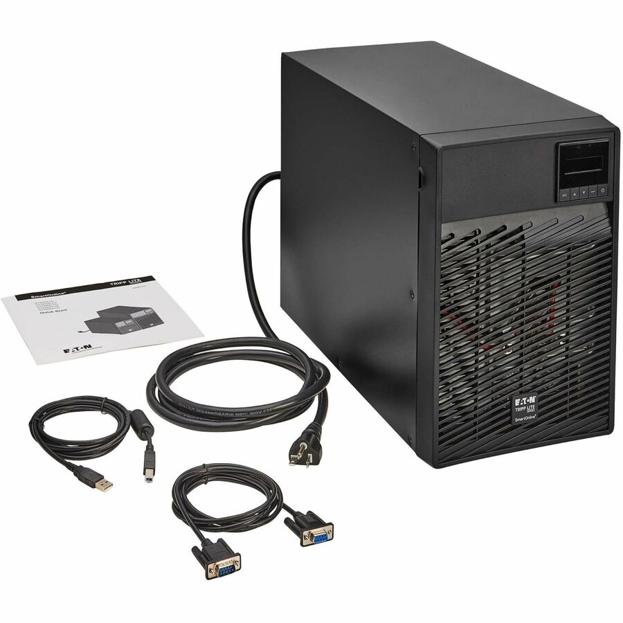 Tripp Lite by Eaton Series SmartOnline 1960VA 1770W 120V Double-Conversion UPS - 7 Outlets, Extended Run, Network Card Option, LCD, USB, DB9, Tower