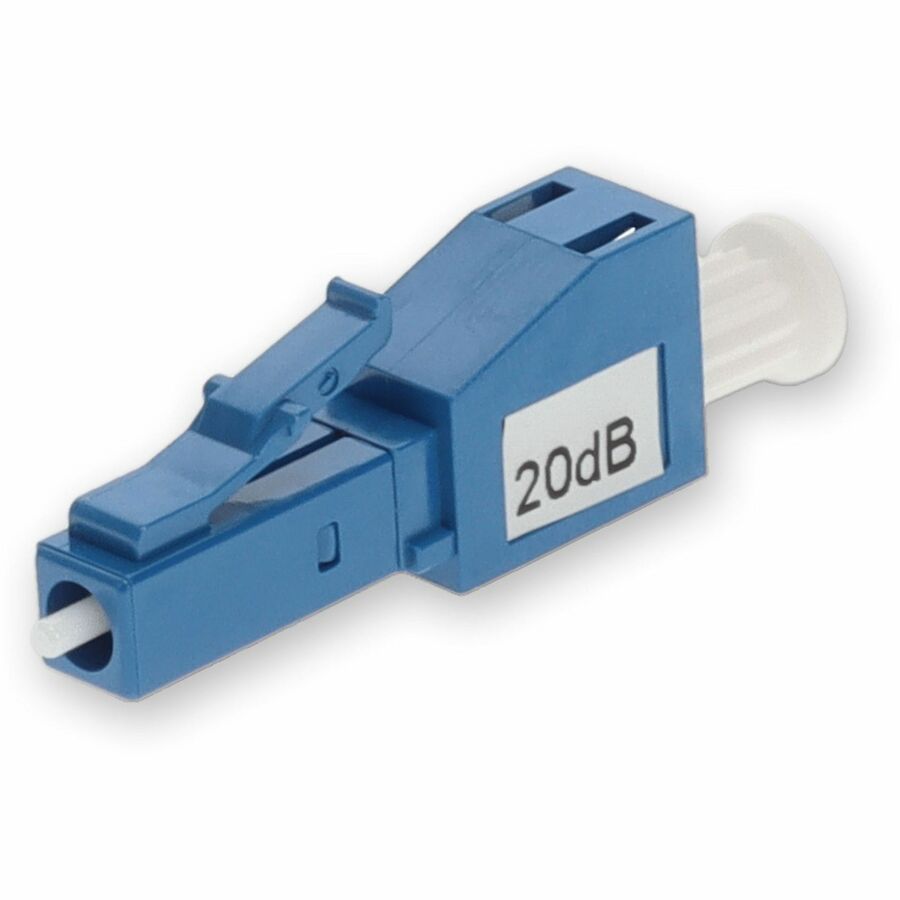 AddOn 2-Pack 20dB fixed Male to Female LC/UPC SMF OS1 Simplex fiber Attenuator