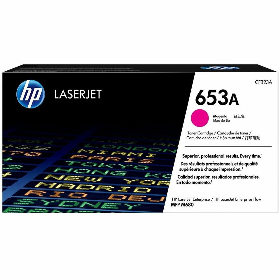 HP 653A Original Laser Toner Cartridge - Single Pack - Magenta - 1 Each