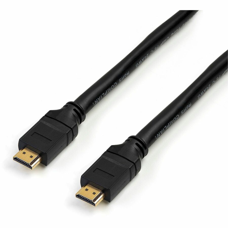 StarTech 35ft In Wall Plenum Rated HDMI Cable, 4K High Speed Long HDMI Cord w/ Ethernet, 4K30Hz UHD, 10.2 Gbps, HDMI 1.4 Display Cable