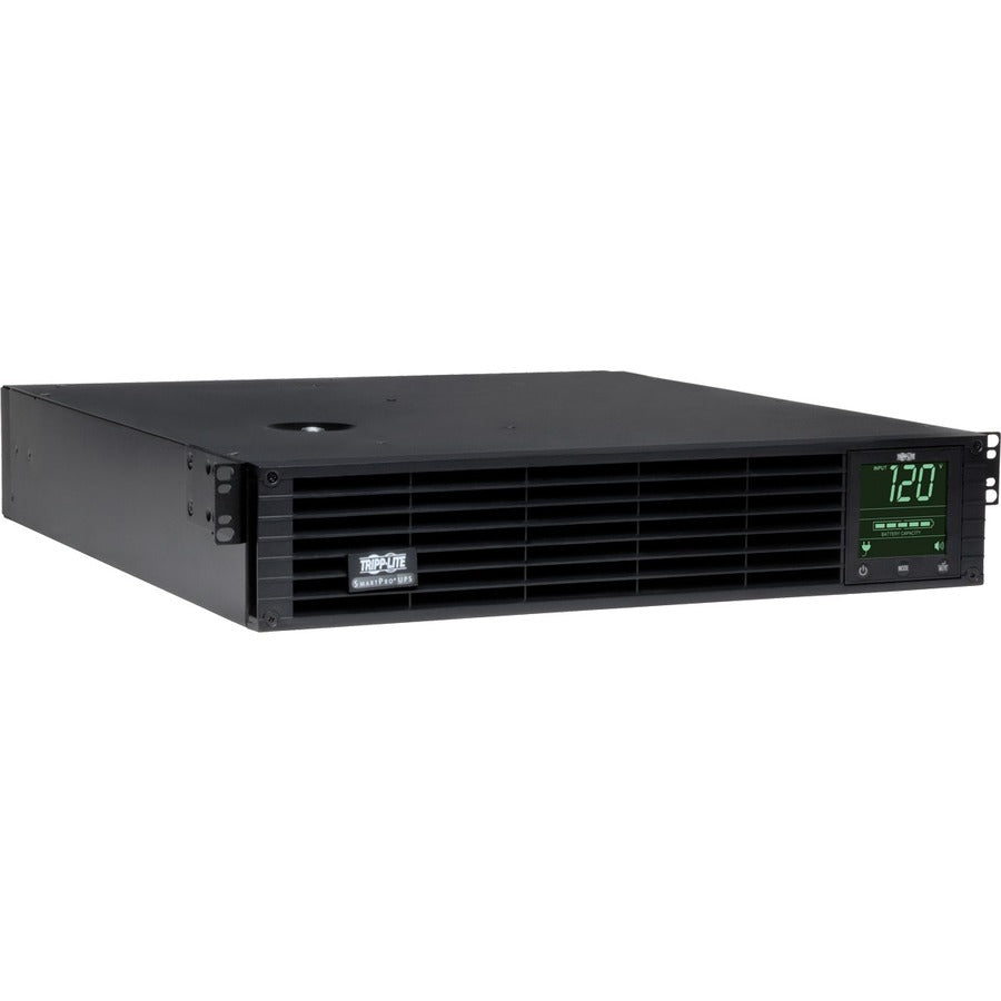 Eaton Tripp Lite Series TAA-Compliant SmartPro 120V 3kVA 2.25kW Line-Interactive Sine Wave UPS, 2U Rack/Tower, Extended Run, Pre-Installed WEBCARDLX Network Interface, LCD, USB, DB9 Serial