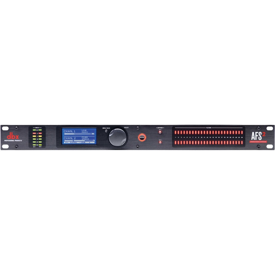 dbx Advanced Feedback Suppression Processor with Full LCD Display