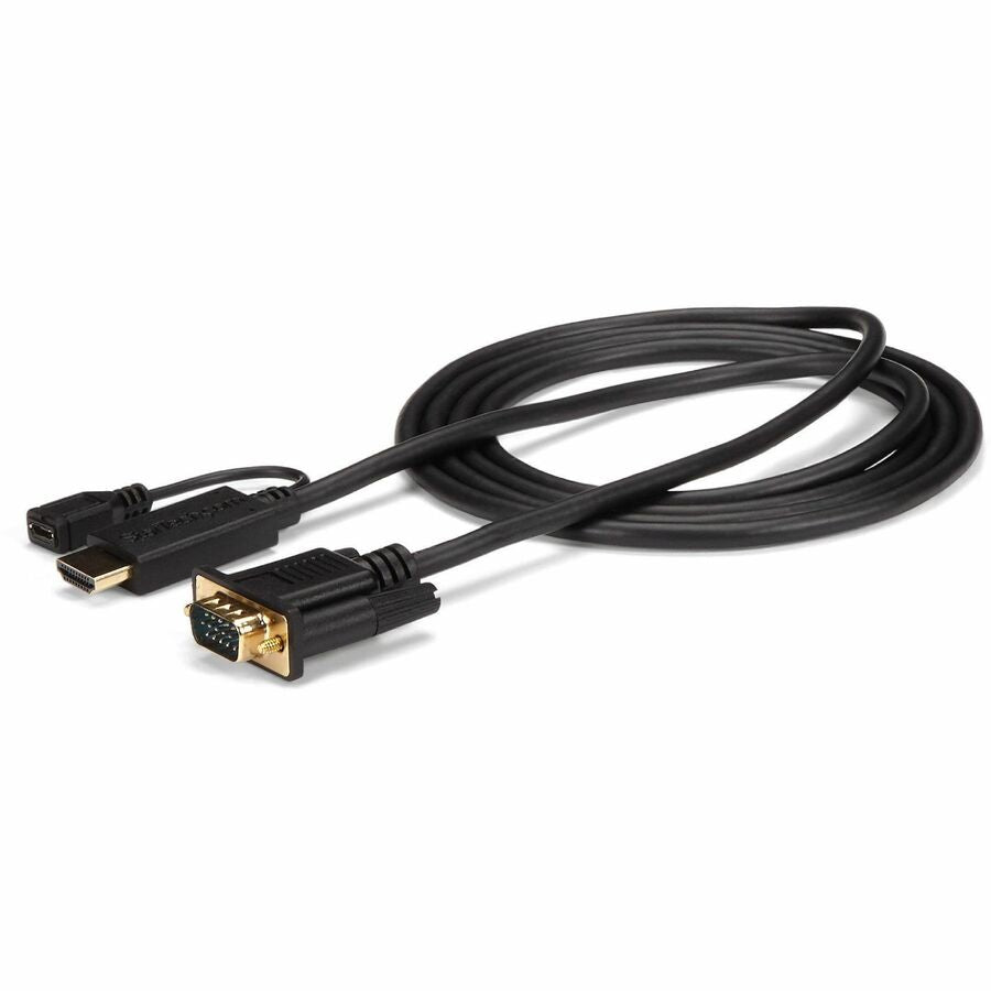 StarTech HDMI to VGA Cable - 10 ft / 3m - 1080p - 1920 x 1200 - Active HDMI Cable - Monitor Cable - Computer Cable
