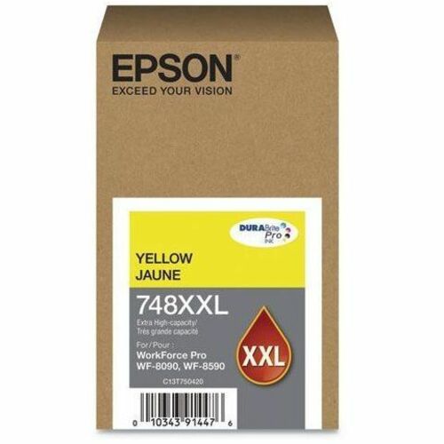 Epson 748 Original Extra High Yield Inkjet Ink Cartridge - Yellow - 1 Pack