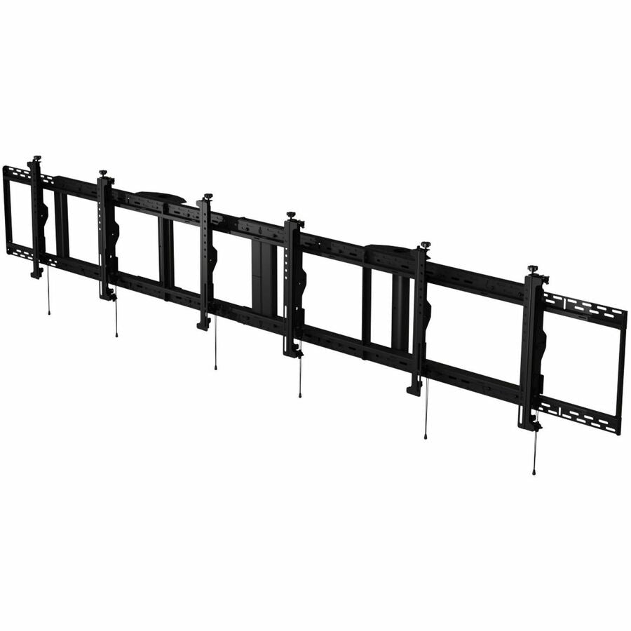 Peerless-AV® SmartMount® Digital Menu Board Ceiling Mount with 8pt Adjustment - Landscape 3x1 Configuration for 40" to 42" Displays