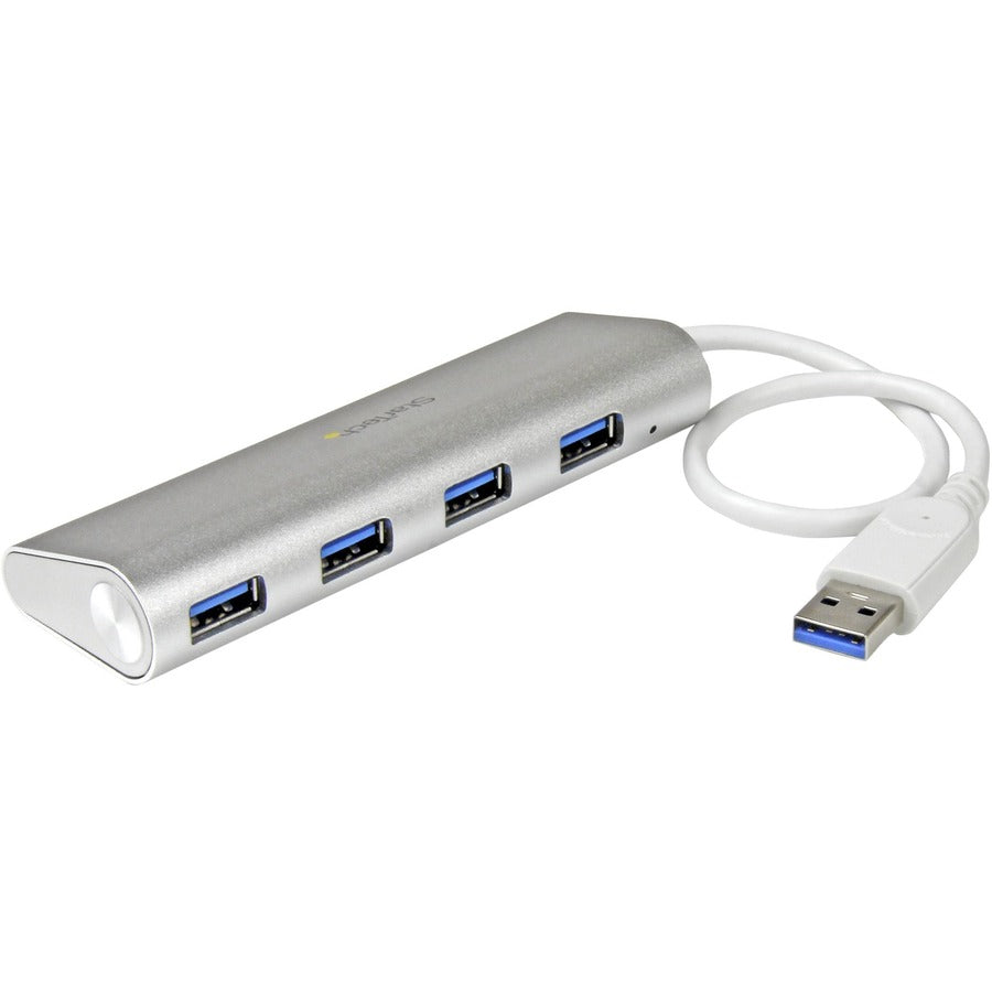 StarTech 4-Port USB Hub, USB A to 4x USB-A Ports, USB 5Gbps, Bus-Powered, Portable Laptop USB 3.0 Hub