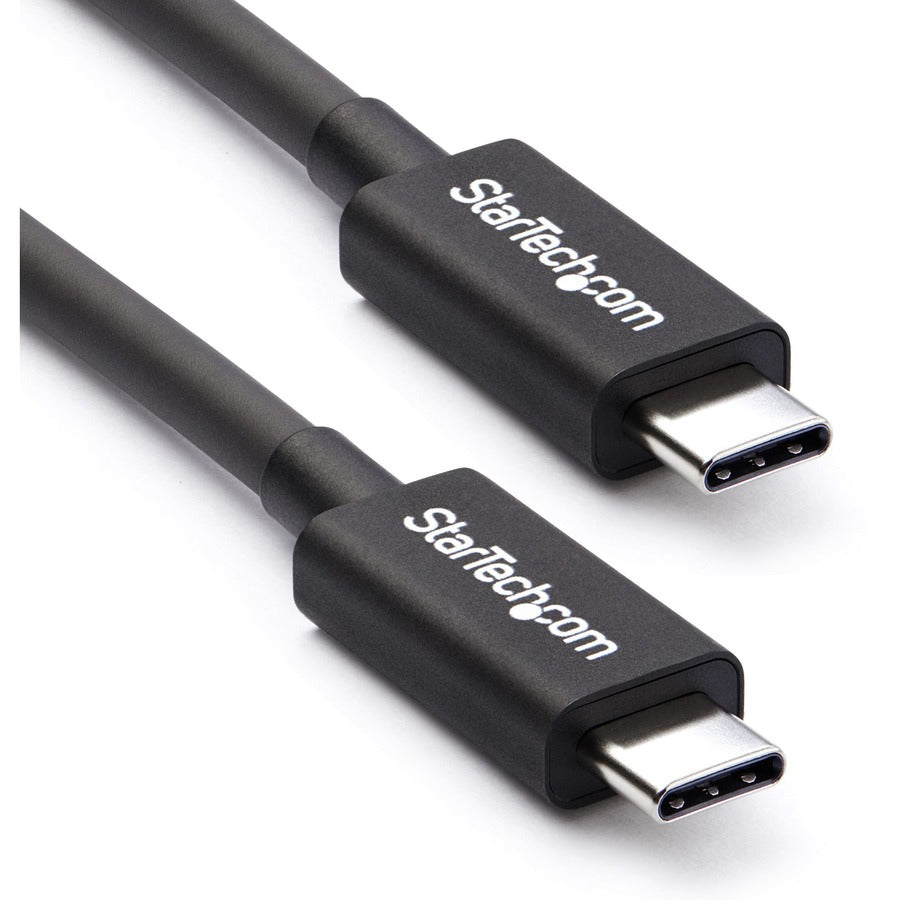 StarTech 2m (6.6ft) Thunderbolt 3 Cable, 20Gbps, 100W PD, 4K Video, Thunderbolt-Certified, Compatible w/ TB4/USB 3.2/DisplayPort