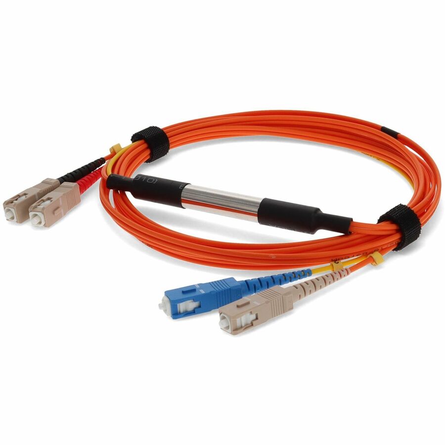 AddOn 3m Cisco CAB-GELX-625 Compatible SC (Male) to SC (Male) Orange OM1 & OS1 Duplex Fiber Mode Conditioning Cable