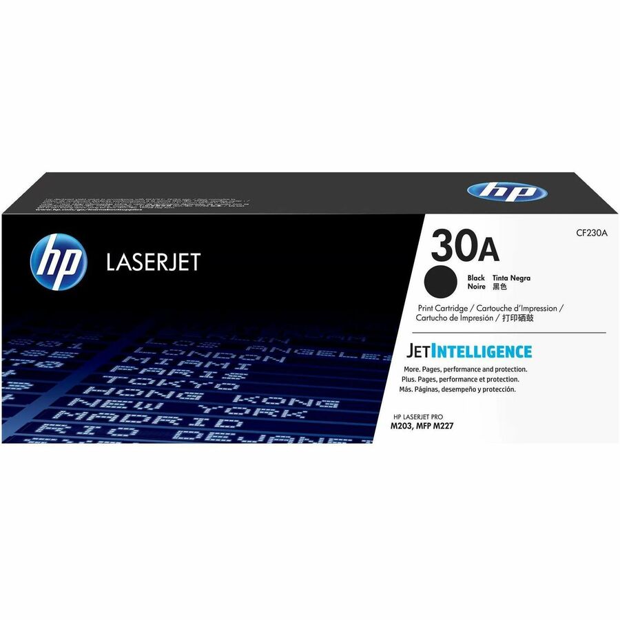 HP 30A Original Laser Toner Cartridge - Single Pack - Black - 1 Each