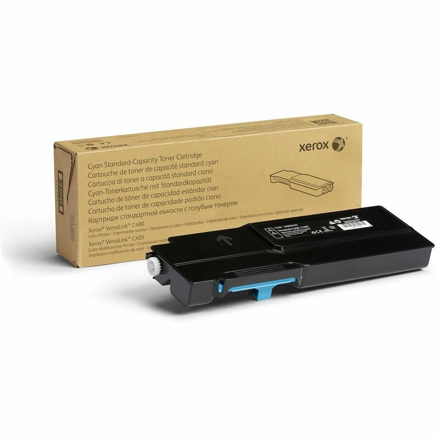 Xerox Genuine Xerox® VersaLink® C400 Color Printer, C405 Color Multifunction Printer Cyan Standard capacity Toner Cartridge (2500 Pages) - 106R03502