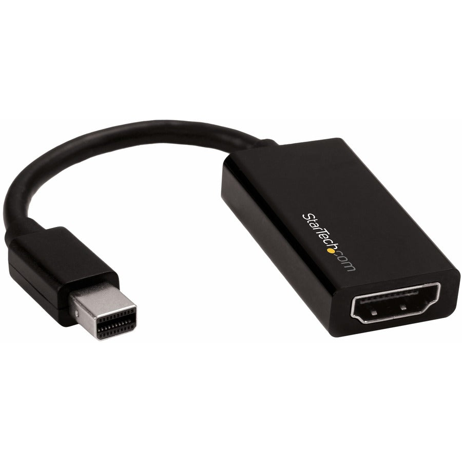 StarTech Mini DisplayPort to HDMI Adapter, Active Mini DP 1.4 to HDMI 2.0 Video Converter for Monitor/Display, 4K 60Hz, mDP to HDMI