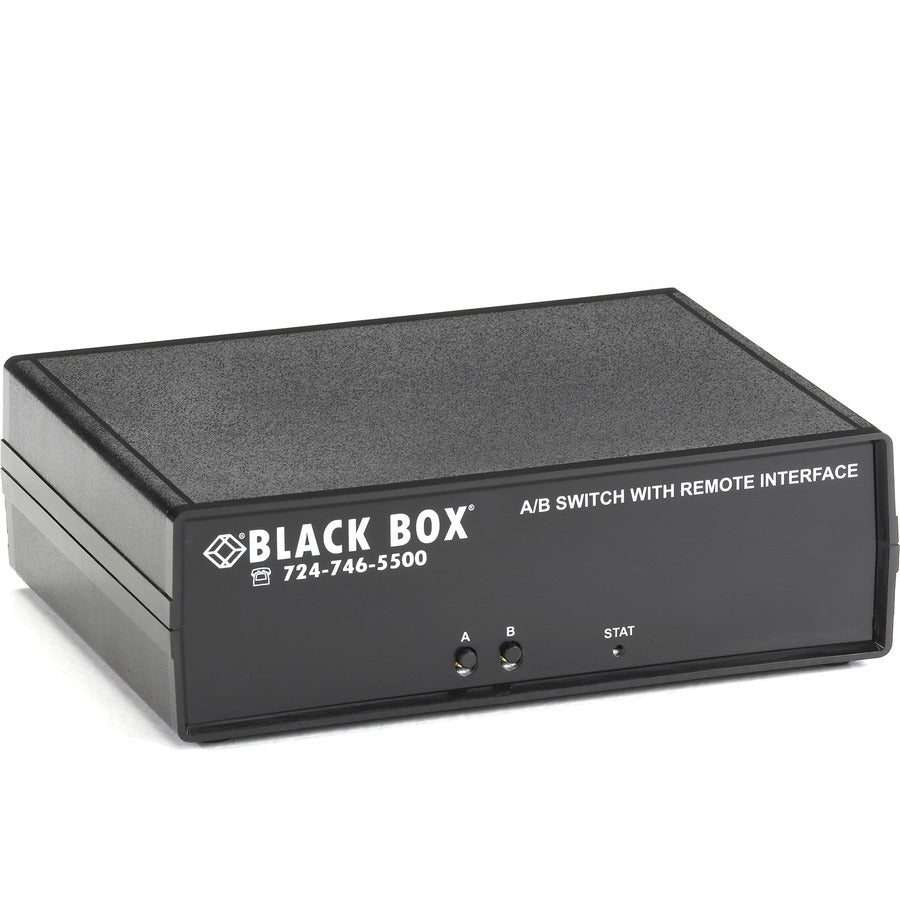 Black Box - CAT6 A/B Switch - Latching RJ45 Remote Control, Dry Contact