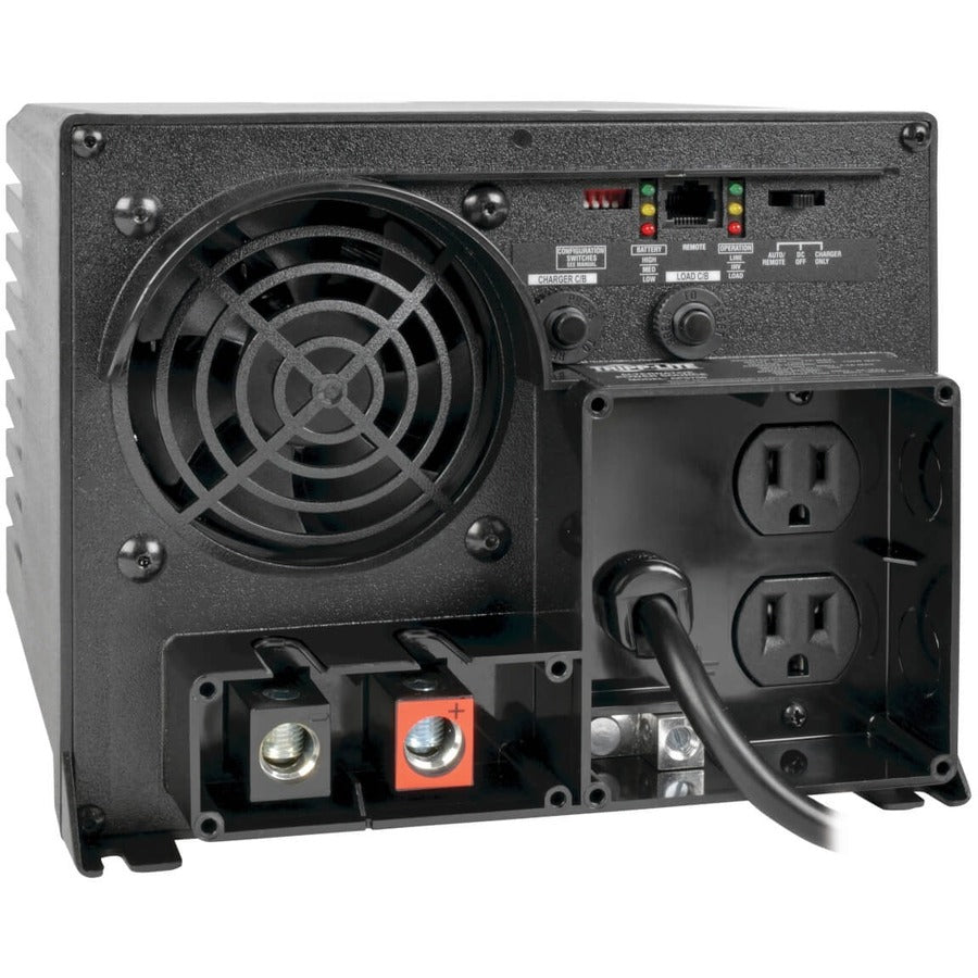 Eaton Tripp Lite Series 1250W PowerVerter APS 12VDC 120V Inverter/Charger with Auto Transfer Switching, 2 Outlets