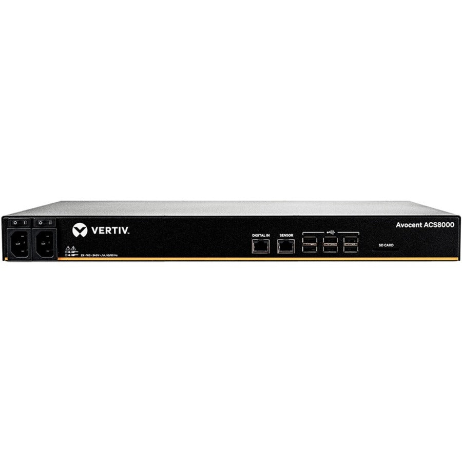 32-port ACS8000 Console System with dual AC Power Supply, non-TAA