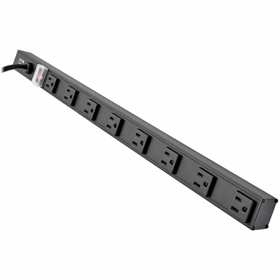 Tripp Lite by Eaton 8-Outlet Vertical Power Strip 120V 15A NEMA 5-15P 15 ft. (4.57 m) Cord 24 in. Black Housing