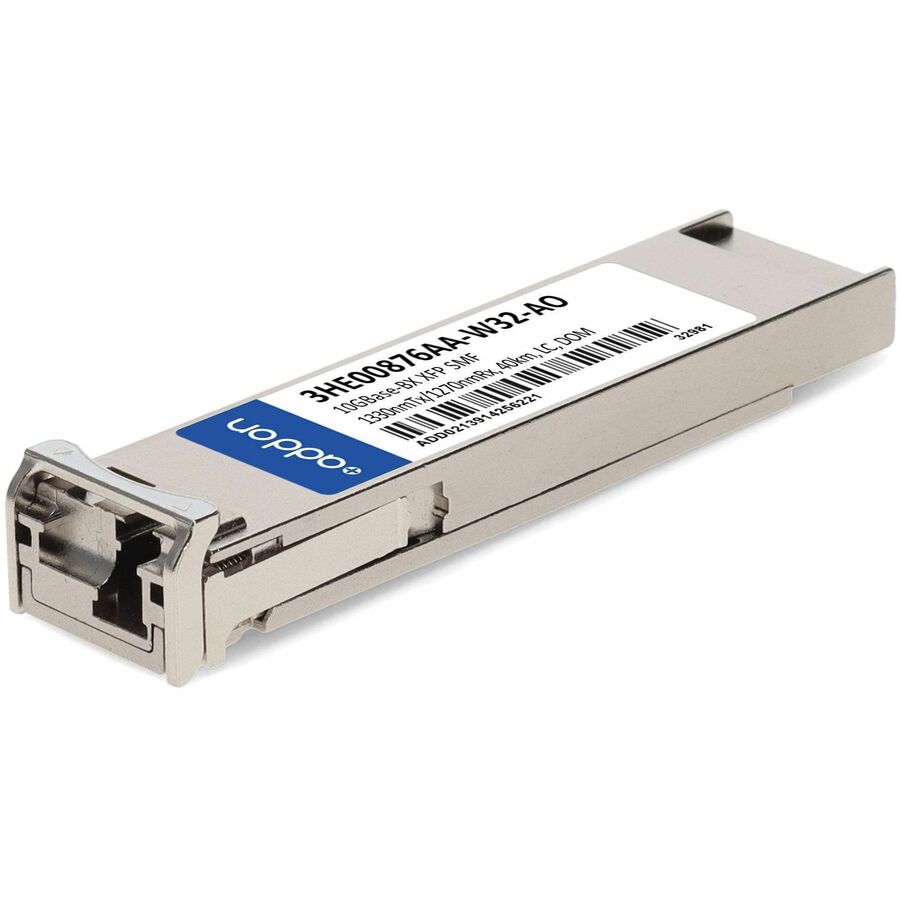 AddOn Alcatel-Lucent Nokia 3HE00876AA-W32 Compatible TAA Compliant 10GBase-BX XFP Transceiver (SMF, 1330nmTx/1270nmRx, 40km, LC, DOM)