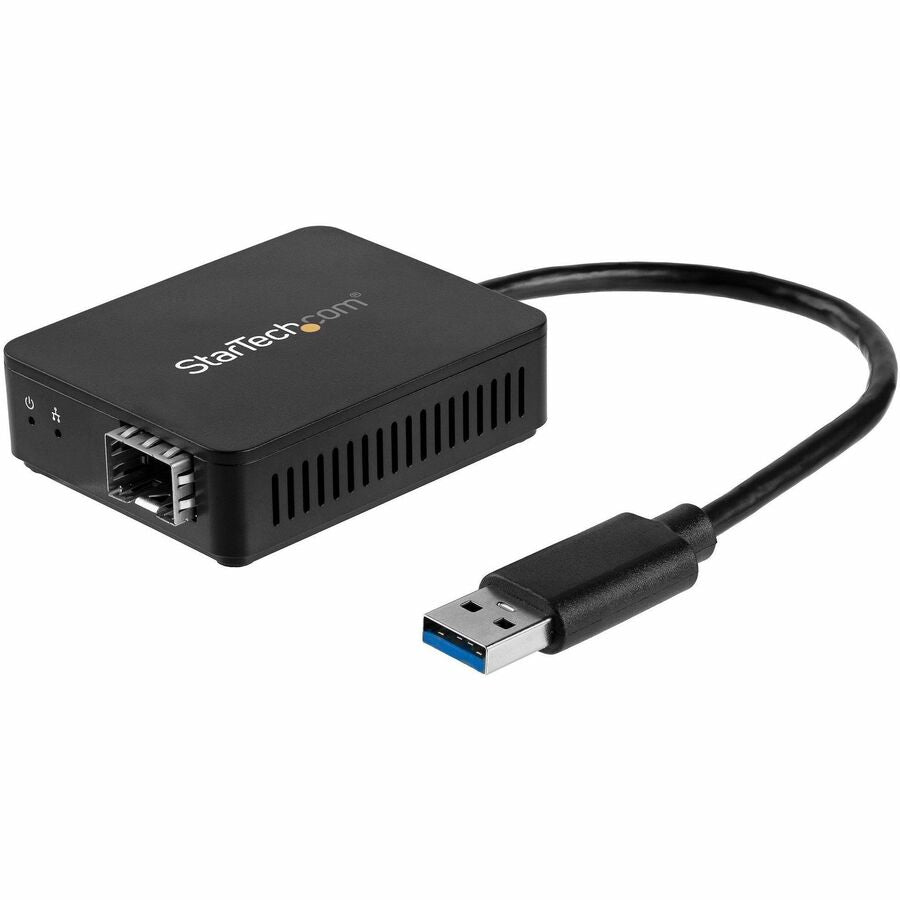StarTech USB 3.0 to Fiber Optic Converter - USB to Open SFP Adapter - Gigabit Network Adapter Multi Mode(MMF)/Single Mode Fiber(SMF)