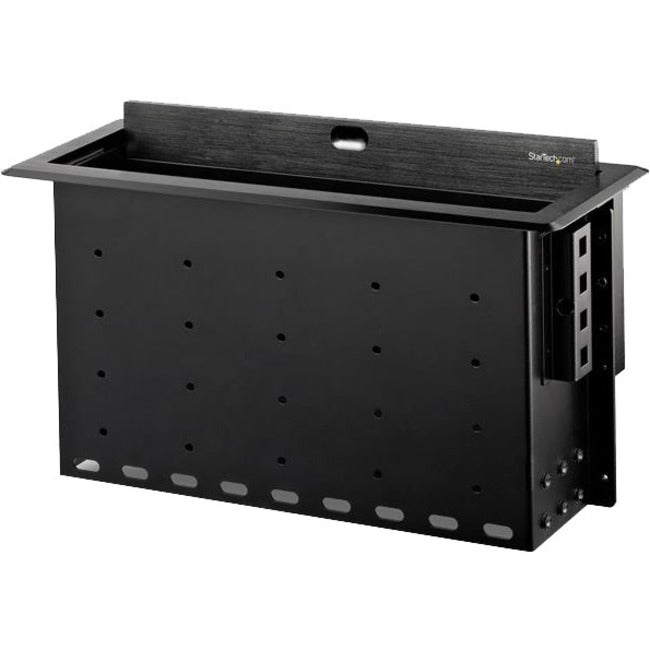 StarTech Dual-Module Conference Table Connectivity Box - Customizable - Add two connectivity modules of your choice (sold separately) - Add charging power, AV and laptop connections directly to your boardroom table - Features a lid that closes flush with