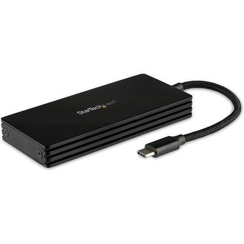 StarTech M.2 SSD Enclosure for M.2 SATA Drives - USB 3.1 Gen 2 - M.2 External Enclosure for USB-C Laptop - M.2 SATA USB Adapter
