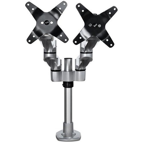 StarTech Desk Mount Dual Monitor Arm, Premium Articulating Desktop VESA Mount up to 27" (17.6lb/8kg) Displays, Height Adjustable, TAA