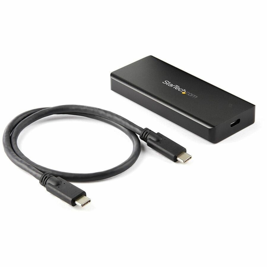 StarTech USB-C 10Gbps M.2 NVMe PCIe SSD Enclosure, 1GB/s Rugged Aluminum M.2 PCI Express M-Key Case IP67 Rated, Mac/PC, TAA