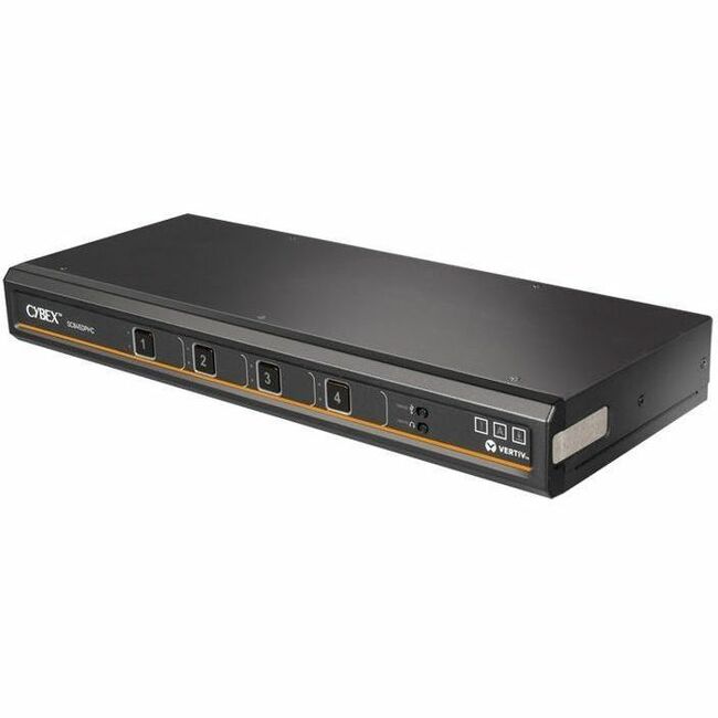 Vertiv Cybex SC800 Secure KVM | Single Head | 4 Port Universal and DPP | USB-C | NIAP version 4.0 Certified (SC845DPHC-400)