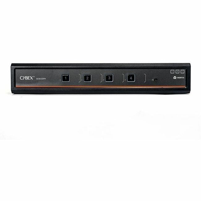 Vertiv Cybex SC900 Secure KVM | Dual Head | 4 Port Universal DisplayPort | NIAP version 4.0 Certified