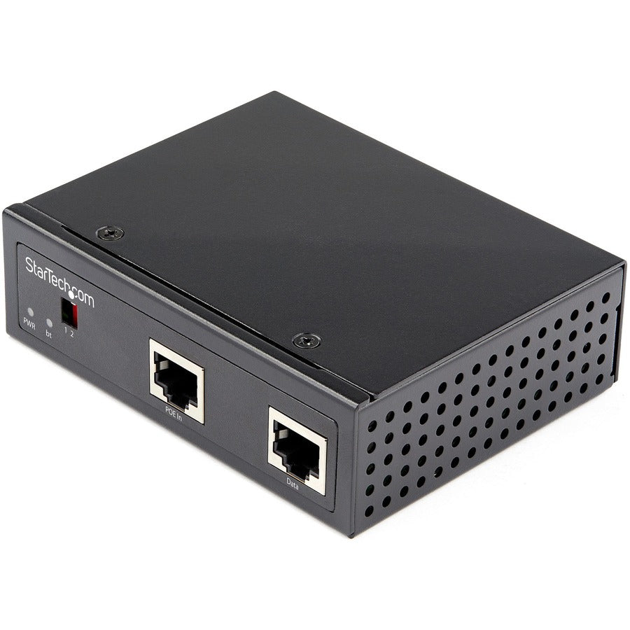 StarTech Industrial Gigabit PoE Splitter, 90W Power over Ethernet PoE++ Splitter, 12-48VDC Splitter 802.3bt Ultra PoE -40 to +75C, TAA
