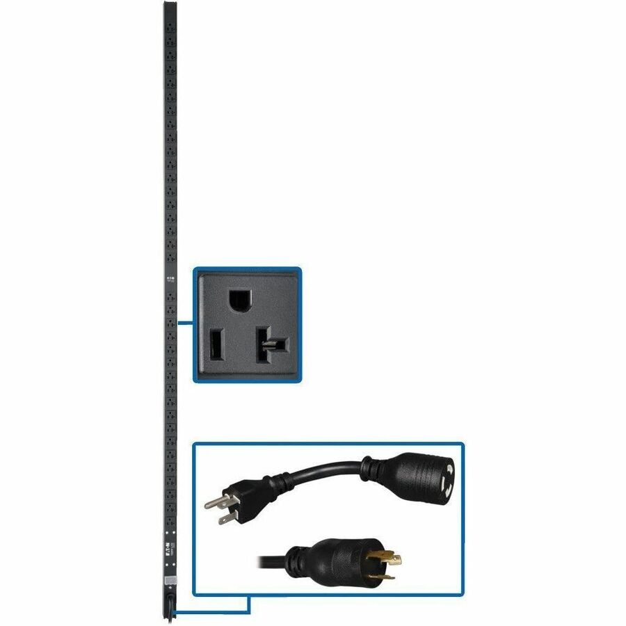 Tripp Lite by Eaton PDU 2kW 100-127V Single-Phase Basic PDU - 36 NEMA 5-15/20R Outlets L5-20P Input (5-20P Adapter) 15 ft. Cord 72 in. 0U Rack