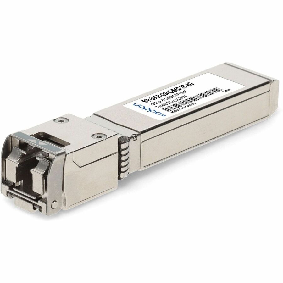 AddOn MSA Compliant 10G-BX DWDM 100GHz Multi-rate Multi-band SFP+ Transceiver (SMF, 20km, Primary, DOM)
