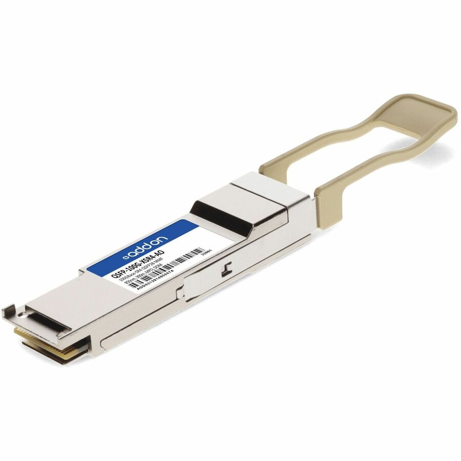 AddOn Arista Networks® QSFP-100G-XSR4 Compatible TAA 100GBase-eSR4 QSFP28 Transceiver (MMF, 850nm, 300m, MPO, DOM)