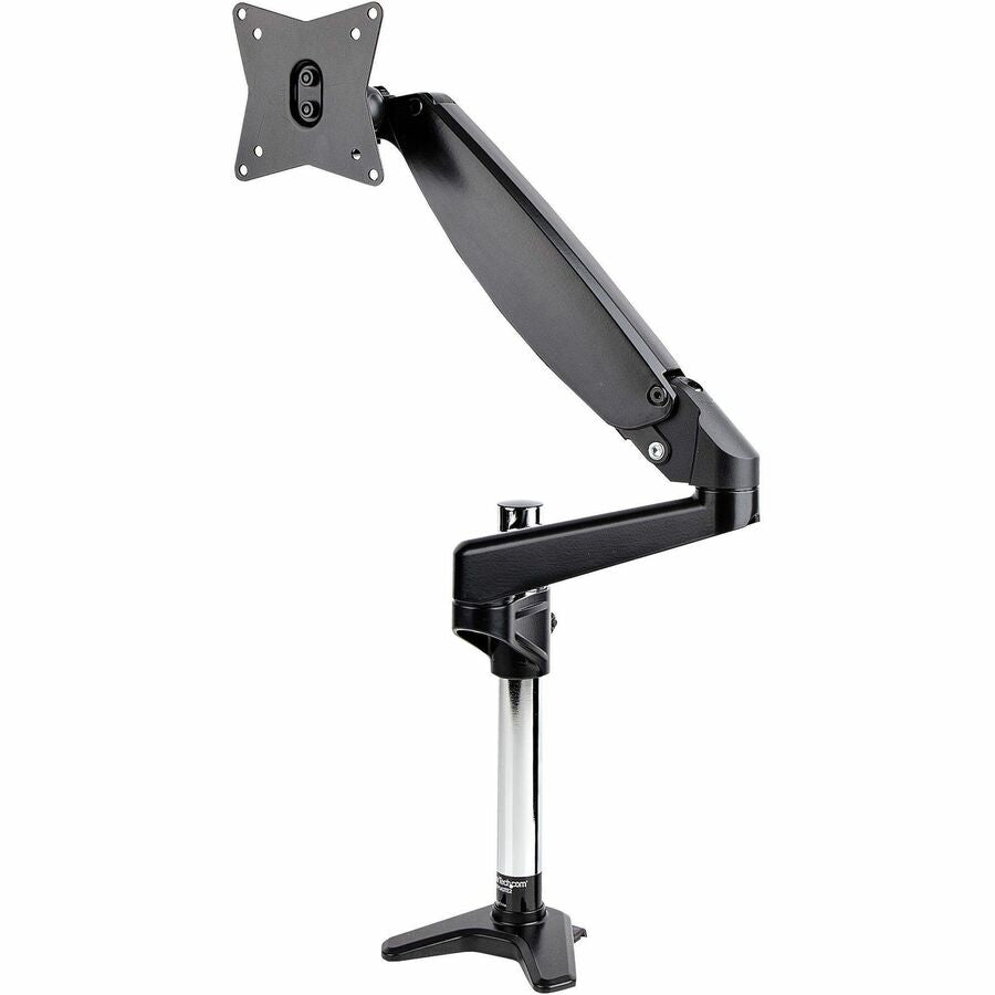 StarTech Desk Mount Monitor Arm for Single VESA Display 49"(17.6lb/8kg), Full Motion Articulating & Height Adjustable, C-Clamp/Grommet