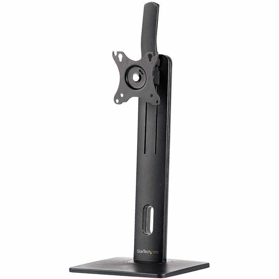 StarTech Free Standing Single Monitor Mount, Height Adjustable Ergonomic Monitor Desk Stand, For VESA Mount Displays up to 32" (15lb)