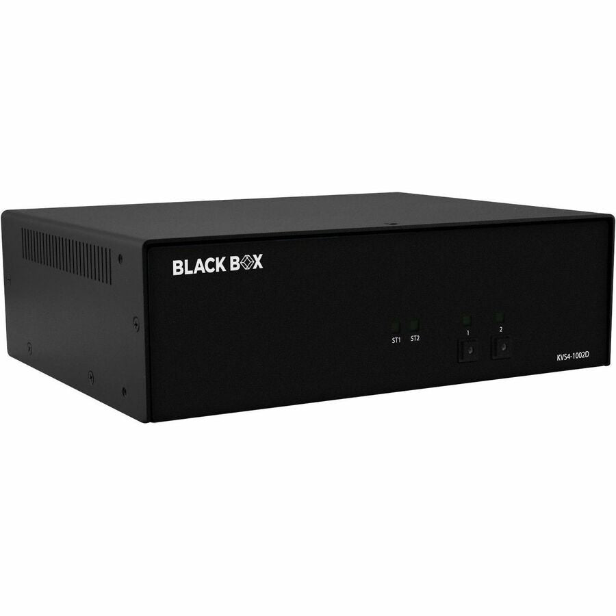 Black Box KVM Switch, NIAP 4.0 Certified - 2-Port, Single-Monitor, DVI-I