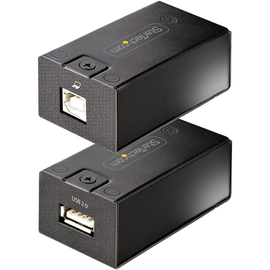 StarTech 150m (492ft) USB 2.0 Extender over Cat5e/Cat6 Ethernet Cable, Externally Powered USB Extender via RJ45/Network Cable, TAA