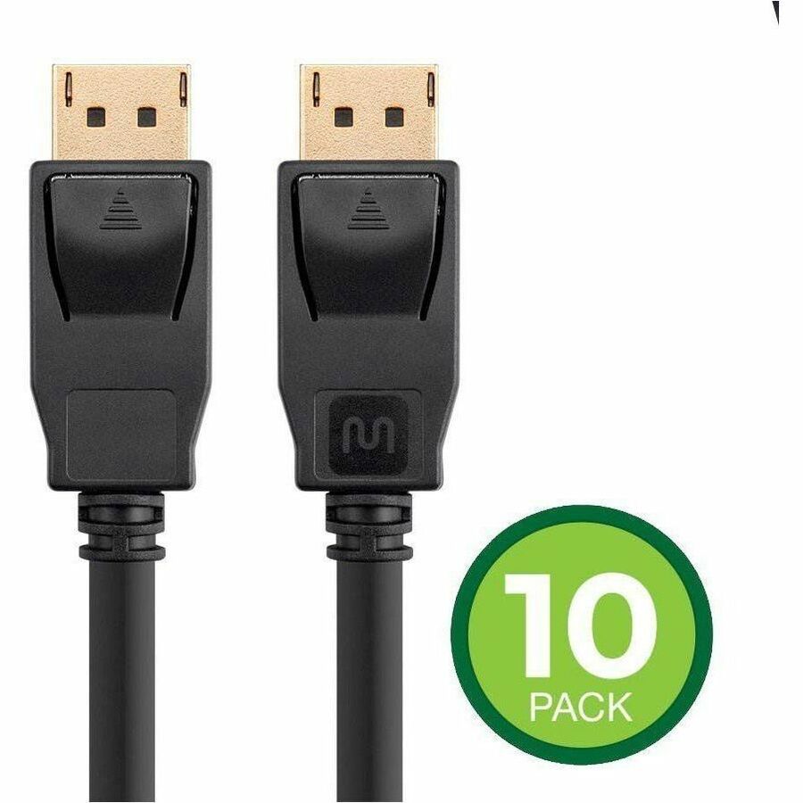 Monoprice Select Series DisplayPort 1.2a Cable 10ft (10-Pack)