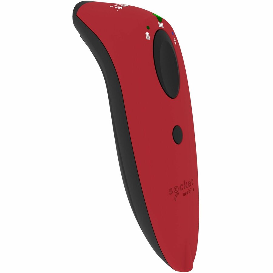 Socket Mobile SocketScan S720, Linear Barcode Plus QR Code Reader, Red & White Dock