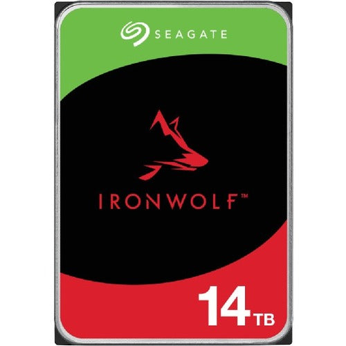 Seagate IronWolf Pro ST14000NT001 14 TB Hard Drive - 3.5" Internal - SATA (SATA/600) - Conventional Magnetic Recording (CMR) Method