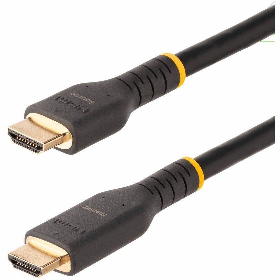 StarTech 30ft (10m) Active HDMI Cable, HDMI 2.0 4K 60Hz UHD, Rugged HDMI Cord w/ Aramid Fiber, Heavy-Duty High Speed HDMI 2.0 Cable