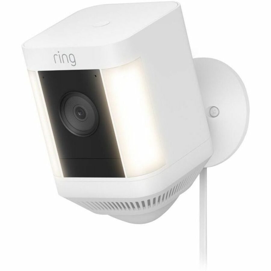 Ring Spotlight Cam Plus Outdoor Full HD Network Camera - Color - White