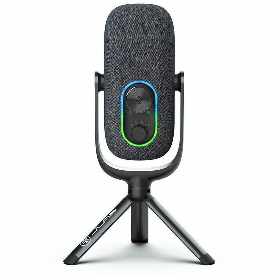 JLab Epic Talk Wired Condenser Microphone for Gaming, Recording, Podcasting, Music - Black